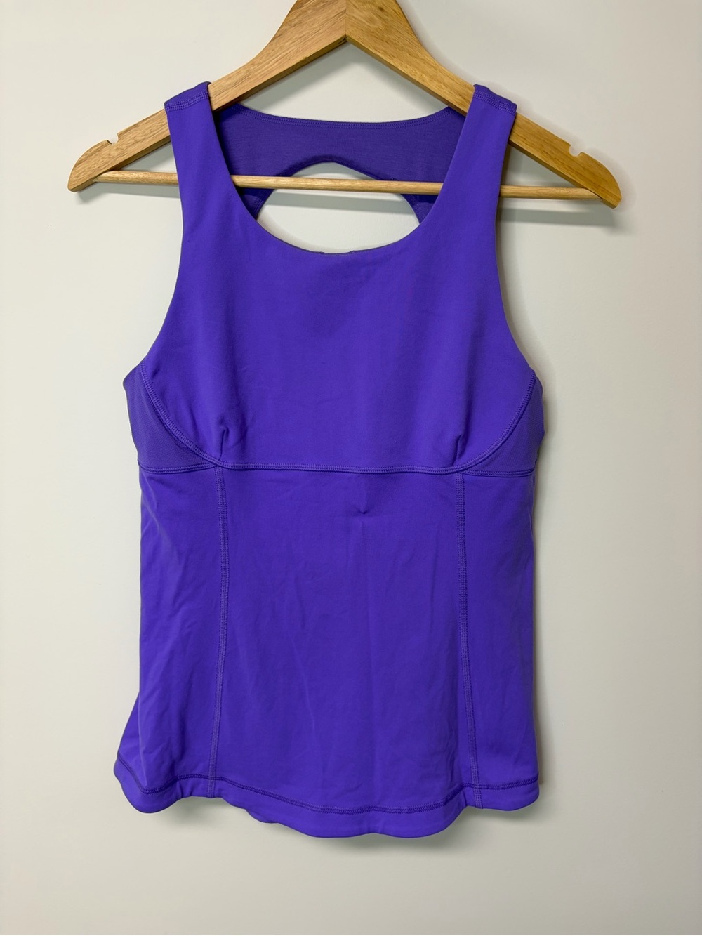 Lululemon Purple Open Back Keyhole Tank Top Athletic Yoga